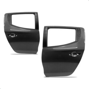 Par Porta Traseira L200 Triton 2015 2016 2017 2018 2019 Preto Traseira