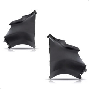 Par Paralama Compatível Renault Master 2022 2023 Preto