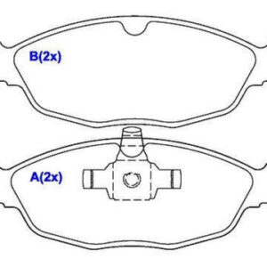 Pastilha Freio Corsa Classic 1.0 2011 2012 2013 2014 2015
