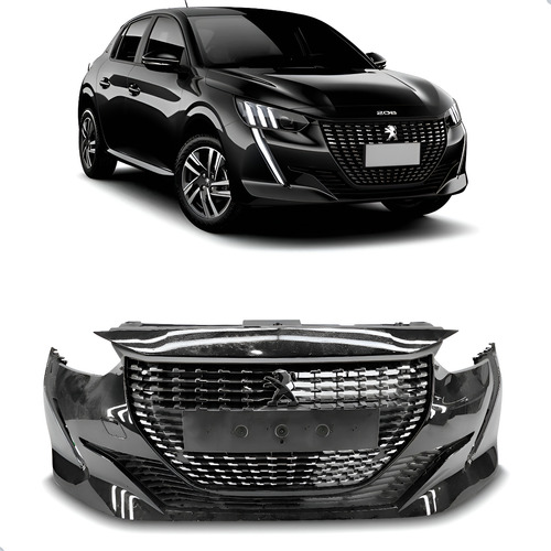 Envolvente Para Peugeot 208 Ano 2020 2021 A 2024 1a Linha  Preto