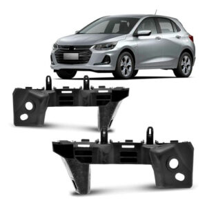 Par Suporte Guia Parachoque Onix 2020 2021 22 2023 Dianteiro