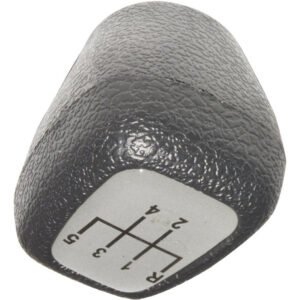 Manopla 5 Marchas Acrilico Prata Monza Kadett Preto