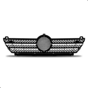 Kit Parachoque Para Sprinter 2003 A 2012 Com Grade 1a Linha  Preto