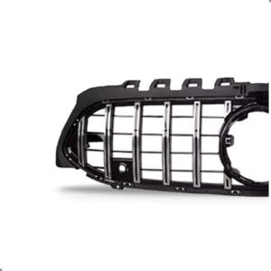 Grade Radiador Cla 200 16 A 19 Moldura Preta E Friso Cromado Plástico