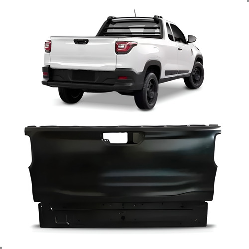 Tampa Caçamba Traseira Para Strada 2020 2021 2022 A 2025 Preto