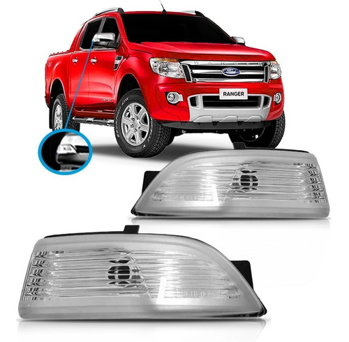 Par Pisca Seta Retrovisor Ford Ranger 2013 2014 2015