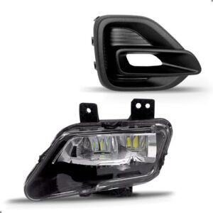 Farol Milha Moldura Para Fiat Pulse 2022 A 2025 Led Direito Transparente