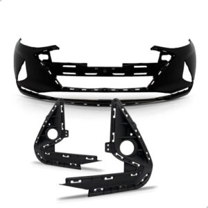 Kit Envolvente Dianteiro + Kit Farol Milha Hb20 2020 A 2022 Preto