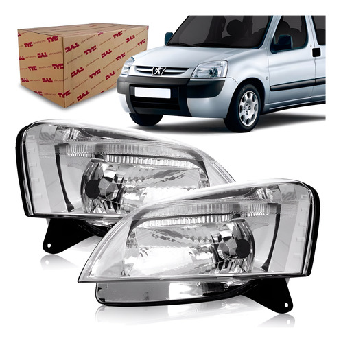 Par Farol Para Partner 2010 2011 2012 2013 Cromado Direito E Esquerdo