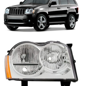 Farol Grand Cherokee 2004 A 2007 1ª Linha - Direito/passageiro