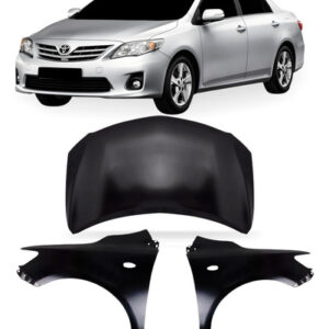 Kit Capô E Paralamas Para Corolla 2009 2010 2011 2012 2013