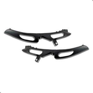 Parachoque Para Citroen C3 2009 A 2012 Guias E Painel Sem Ar Preto