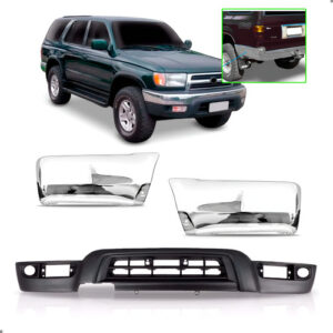 Kit Spoiler Saia Para Sw4 1999 A 2004 C/par Polaina Cromada