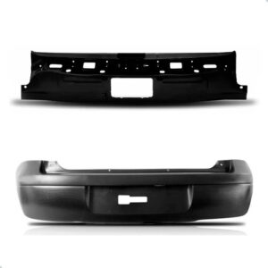 Kit Parachoque Traseiro E Painel Corsa Hatch 2003 A 2012 Preto