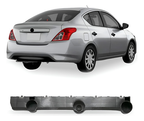 Suporte Guia Para Versa 2011 A 2014 Parachoque Tras Direito