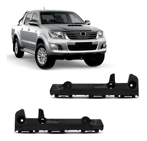 Par Guia Parachoque Dianteiro Hilux Sw4 2012 A 2015