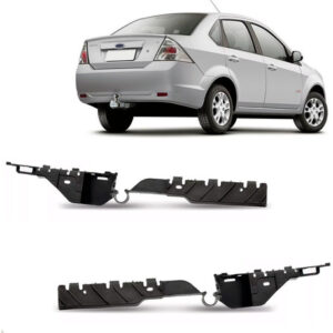 Par Guia Parachoque Traseiro Fiesta Sedan 2010 2011 A 2014