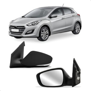 Par Retrovisor Externo Para I30 13 A 2016 Retratil Eletrico