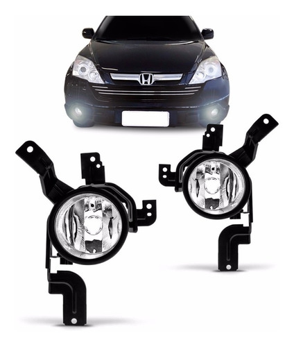 Par Farol De Milha Honda Crv 2007 2008 2009 Auxiliar