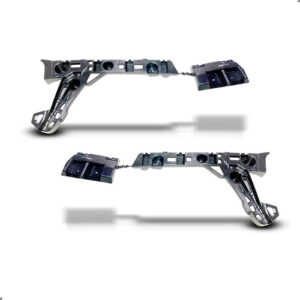 Kit Frente Para Cruze 2017 A 2019 Farois Grades Parachoques Preto