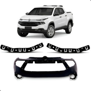 Parachoque Para Toro 2016 2017 A 2021 Dianteiro 1a Linha  Preto