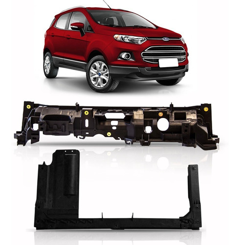 Painel Mini Frente Ecosport 13 14 15 Superior Inferior