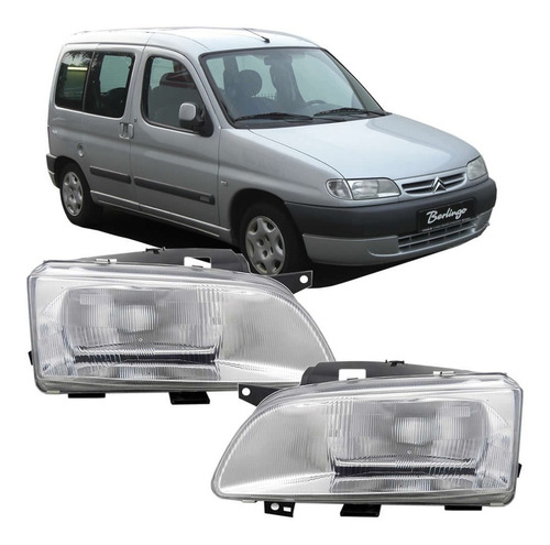 Par Farol Berlingo 1998 1999 2000 2001 2002 Cromado