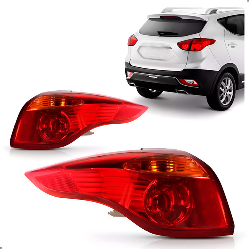 Par Sinaleira Traseira Para Jac T5 2016 2017 2018 Canto Ambos Lados