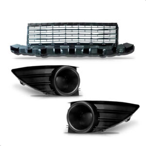 Kit Grade Para Renault Fluence 2010 A 2013 Com Grade Central Preto