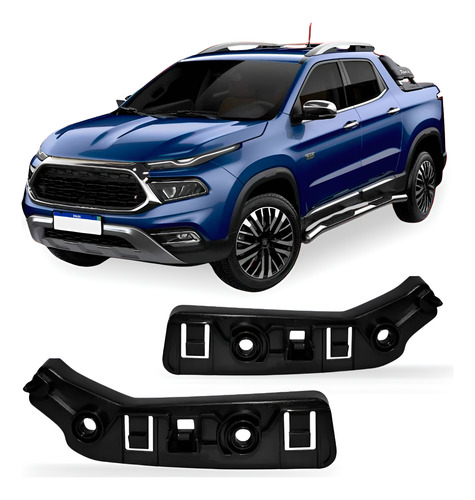 Par Suporte Guia Toro 2023 A 2025 Parachoque Dianteiro