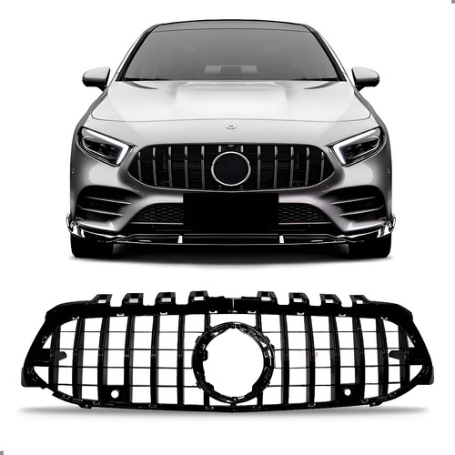 Tela Frontal Radiador A200 2019 2020 21 22 Preta Parachoque Preto