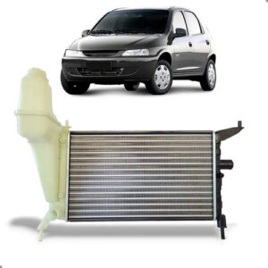 Radiador Celta 2000 A 2006 Sem Ar Com Reservatório Manual