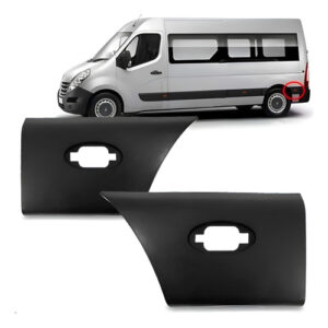 Par Friso Lateral Master 2013 A 2018 Traseiro Menor Com Furo - Preto