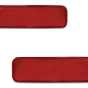 Par Refletor Parachoque Traseiro Bronco 2021 2022 Vermelho