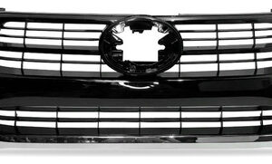 Grade Radiador Cromado/preto Hilux Srv 2021 2022  2023 - Preto