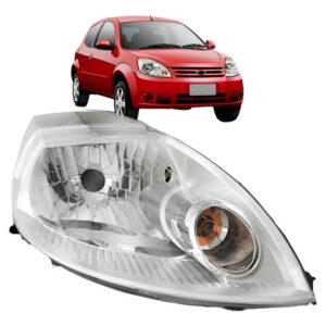 Farol Ka 2008 A 2011 Cromado 1ª Linha - Direito/passageiro