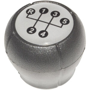 Manopla 5 Marchas Prata Vectra 1997 Em Diante Preto