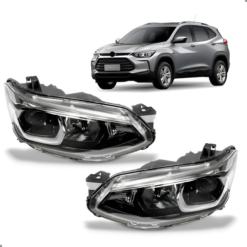 Par Farol Para Tracker 2020 A 2025 Elétrico Com Motor Ambos Lados