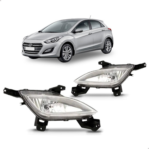 Par Farol De Milha Auxiliar I30 2013 2014 2015 2016