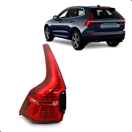 Lanterna Xc60 2018 2019 2020 2021 2022 Com Led 1ª Linha Esquerdo/motorista Vermelho