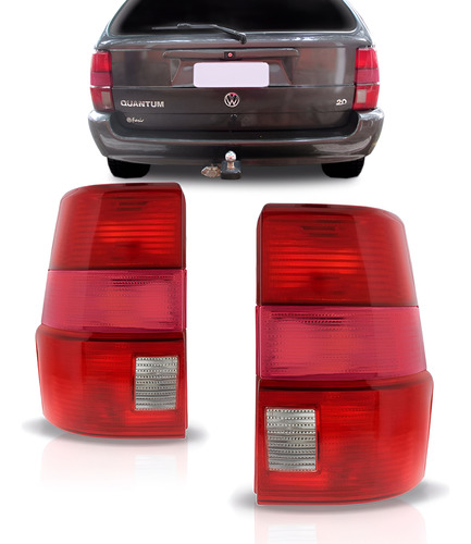 Par Sinaleira Santana Quantum 98 99 A 02 03 04 05 Bicolor Vermelho