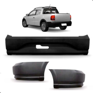 Kit Parachoque Traseiro Para Saveiro G7 Gvii 2016 A 2023