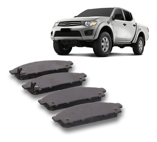 Kit Pastilha Dianteira L200 2008 Em Diante