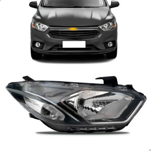 Farol Prisma 17 A 2020 Manual Sem Led Friso Cromado 1ª Linha - Direito/passageiro