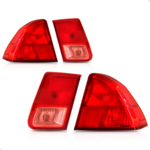 Jogo De Lanterna Civic 2001 A 2003 Vermelha