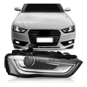 Farol Audi A4 13 2014 2015 2016 Elétrico Com Motor 1ª Linha Direito/passageiro