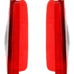 Par Lente Lanterna Traseira Tempra 1996 A 1999 (pingo) Fume Vermelho