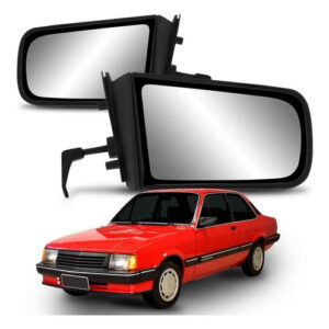 Par Retrovisor Chevette 87 A 93 Manual Com Espelho