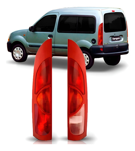 Par Sinaleira Kangoo 2000 2001 2002 2003 04 05 2006 07 2008 Ambos Lados Vermelho