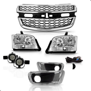 Kit Farois E Grade Para Pickup S10 2012 A 2016 Com Projetor Preto